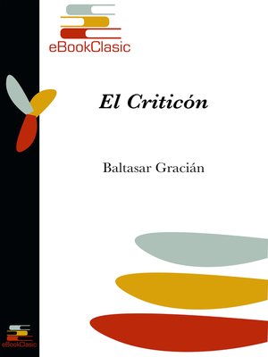 cover image of El Criticón (Anotado)